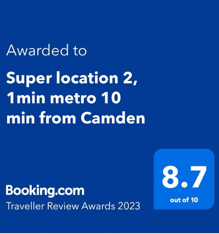 런던 Super Location 2, 1Min Metro 10 Min From Camden 아파트 외부 사진